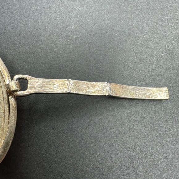 Vintage Baltic Amber Cabochon Project Salvage Piece Silver Part Repair Read - Picture 9 of 16